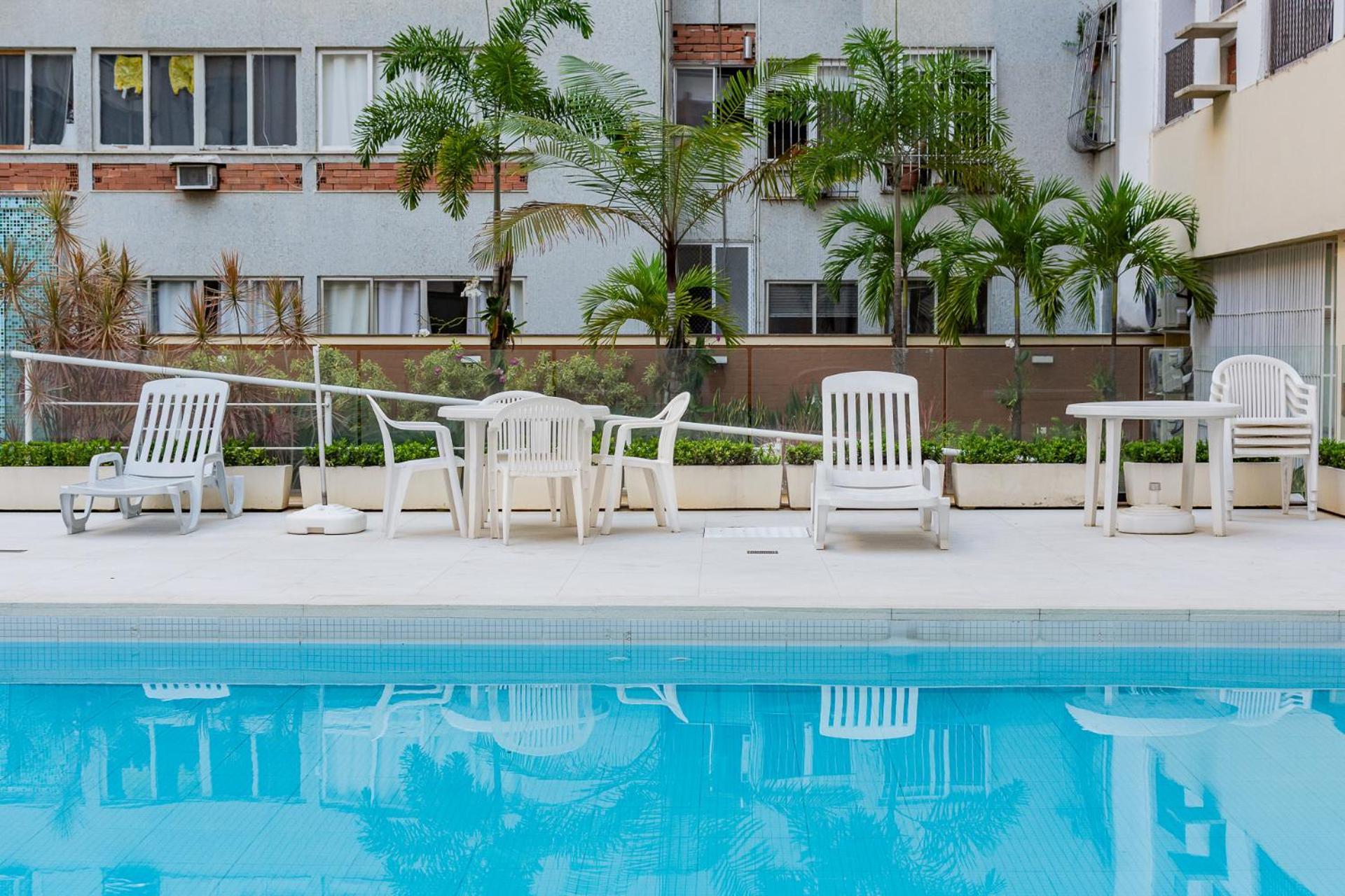 Flat Posto 6 Com Piscina - Copacabana Río de Janeiro Exterior foto